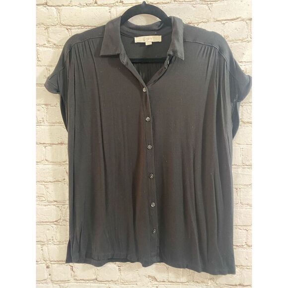 Loft button down woman’s top size medium - Picture 1 of 6